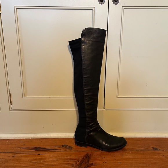 Stuart Weitzman black over-the-knee boot 7M - Picture 4 of 15